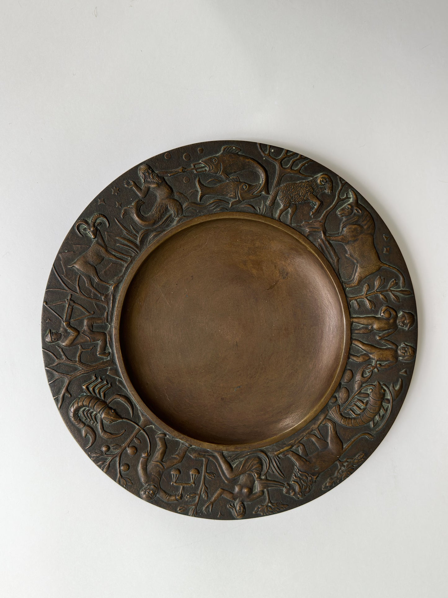 WALL BRONZE SCULPTURE 1925