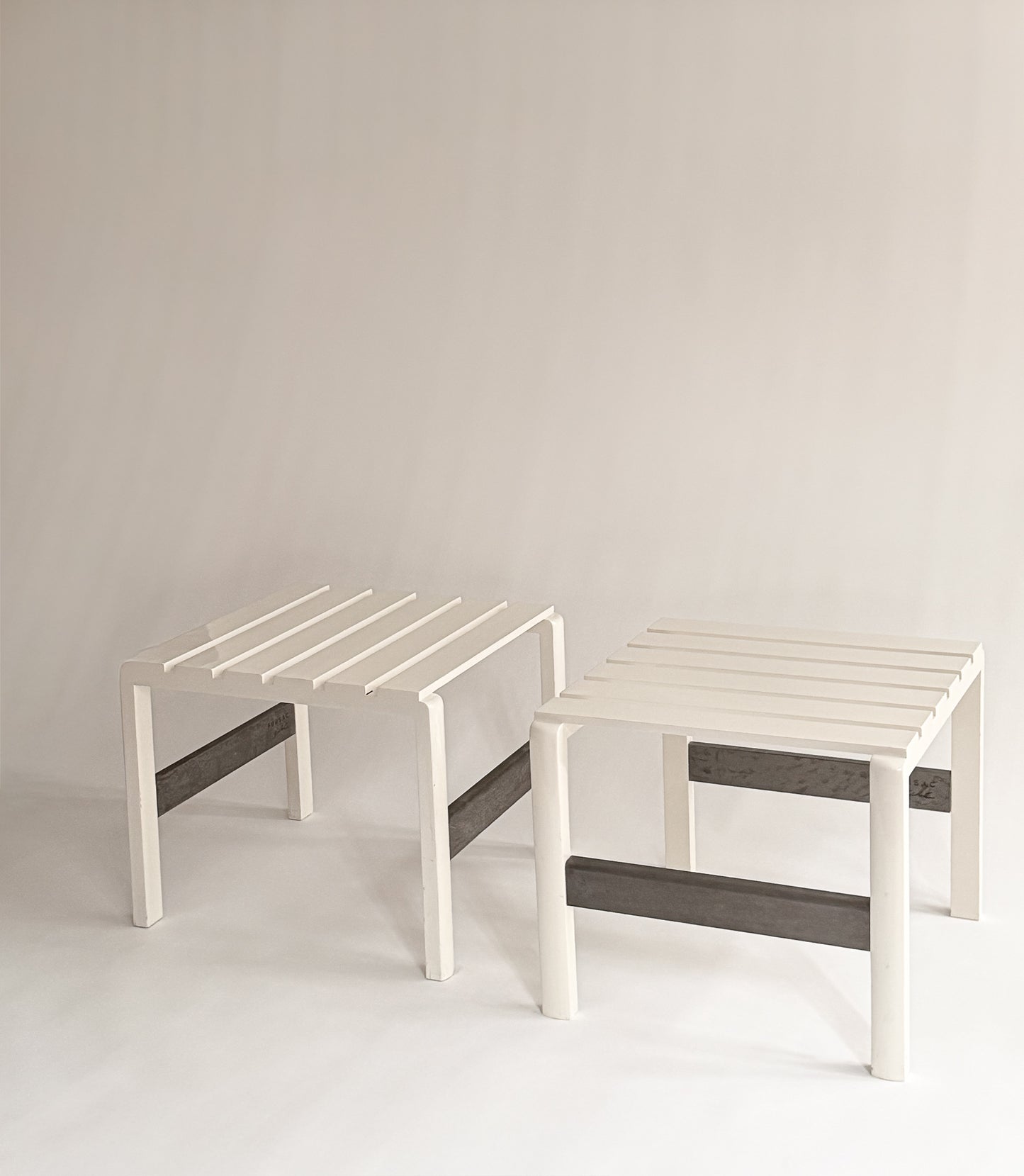 PAIR OF SIDE TABLES